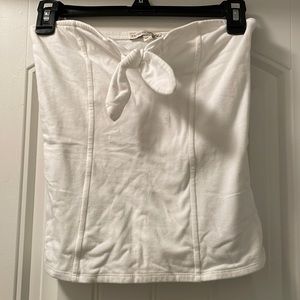 Express One Eleven sweet heart neckline tube top